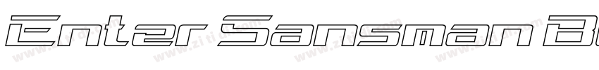 Enter Sansman Bold I字体转换